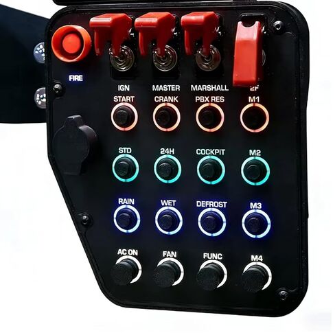 Multi-function 22 Programmable Buttons USB Simulation Racing Center Control For Logitech G27/G29/G920/G923 RS50/G Pro Steering Wheel; PC Button Box For PXN V99/ V10 Pro/V12 LITE/VD4 VD6 VD10 Truck ETS2 Hub in Kuwait