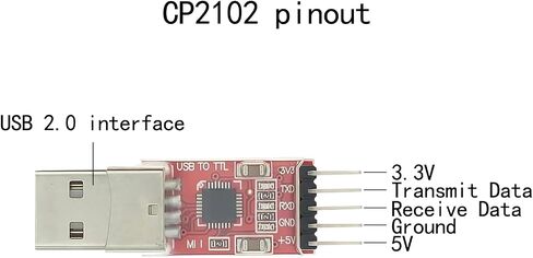 gotor cp2102 USB to TTL uart Module Serial Converter Adapter Module in Kuwait