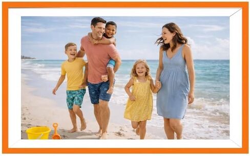 Yinosen HD IPS Smart Wi-Fi Digital Photo Frame (Wireless Orange) in Kuwait