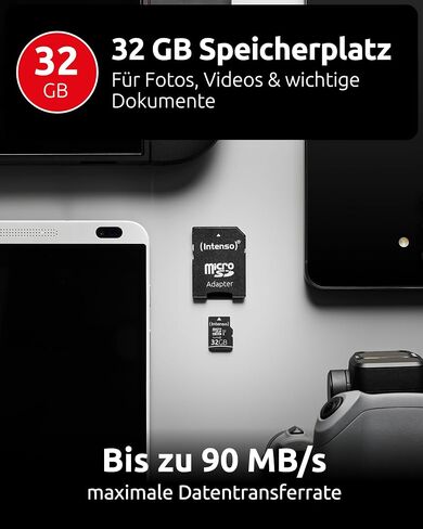 Intenso 32GB UHS-1 Micro SD Card in Kuwait