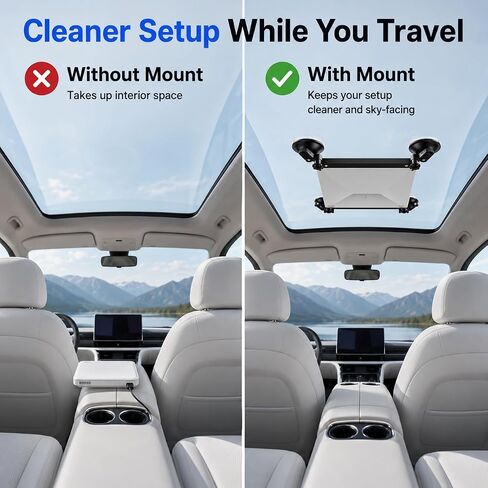 Starlink Mini Mount with Suction Cup in Kuwait