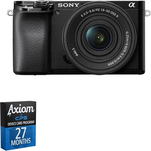 Sony Alpha a6100 Digital DSLR Camera + 16-50mm Lens + 13-Month Axiom Care in Kuwait