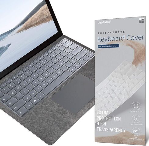 Keyboard Cover for 2024-2026 Surface Laptop 13.8"/15", Clear TPU US Layout in Kuwait