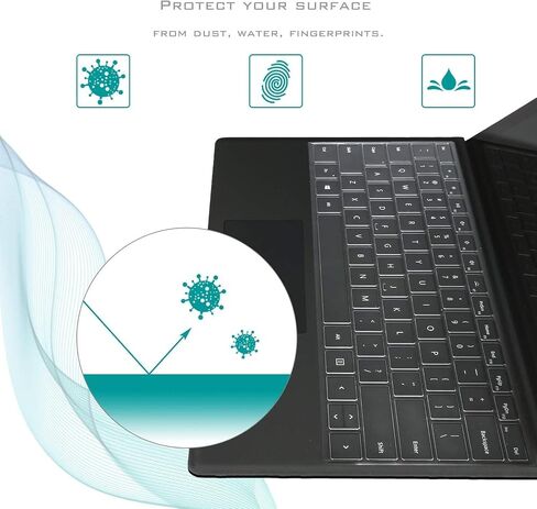Keyboard Cover for 2024-2026 Surface Laptop 13.8"/15", Clear TPU US Layout in Kuwait