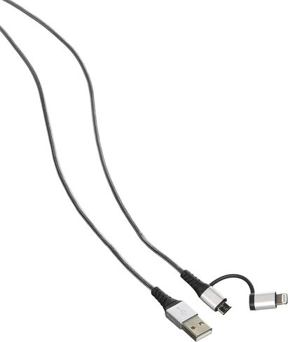 Hottips Lightning Cable for iOS and Android - Black,24845 in Kuwait