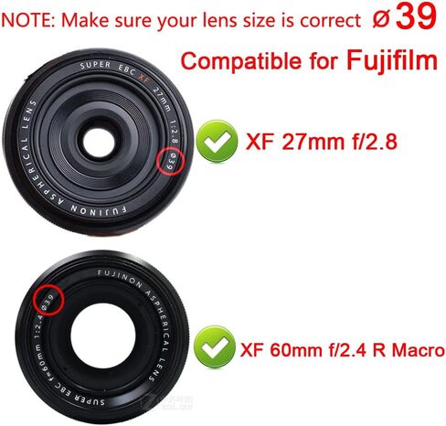 39mm Lens UV Filter Compatible for Fujifilm XF 27mm f2.8 XF 60mm f2.4 in Kuwait