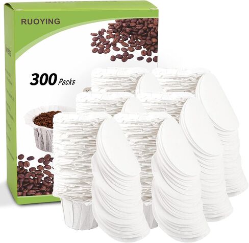 Disposable K Cup Paper Filters with Lid, Fits Keurig 1.0 & 2.0 Reusable Pod in Kuwait