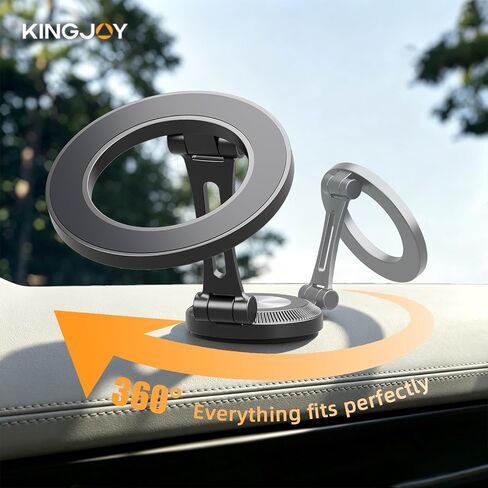 KINGJOY Magnetic Phone Holder for Car 360° Gear Rotation Car Mount in Kuwait