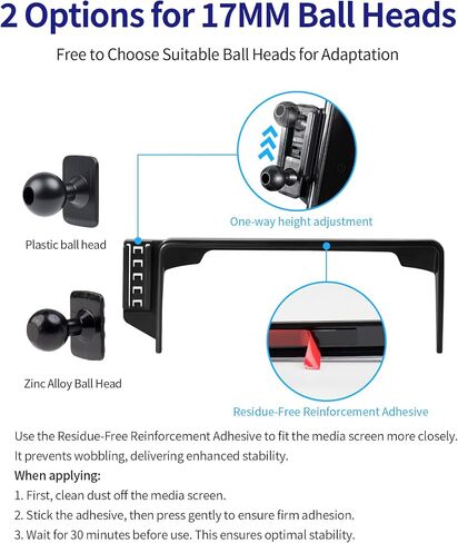 Auto Clamp Clip Car Phone Holder for Honda Pilot 2023-2026,7/9"Screen Mount in Kuwait