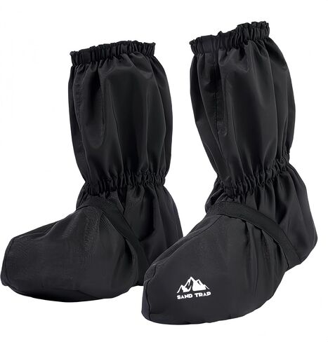Sandproof Shoe Gaiters, Waterproof Anti-Trail Leg Gaiters with Non-Slip Sole & Zipper, Breathable Desert Boot Covers for Hiking, Backpacking, Running, Snow, Men Women Kids in Kuwait
