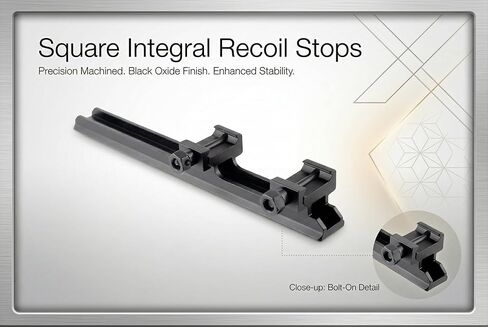 GOTICAL 22 Slots 8.75" / 225mm Length Extended Long Picatinny Rail Cantilever Mount 1" Riser Rail for Optics Flashlight Laser Lightweight Design Alumium Matt Finish Black in Kuwait