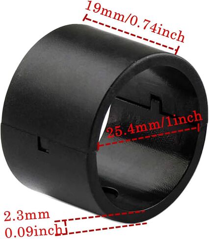 4 Sets 30mm to 25.4mm/1" Scope Ring Adapter Reducer Spacer Shim 19mm Wide Rifle Scope Mount Reducer Insert in Kuwait