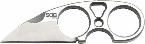 SOG Snarl Fixed Blade Knife 2.3" Satin Wharncliffe/Sheepsfoot Blade w/ Molded Nylon Sheath – JB01K-CP in Kuwait