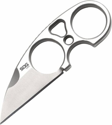 SOG Snarl Fixed Blade Knife 2.3" Satin Wharncliffe/Sheepsfoot Blade w/ Molded Nylon Sheath – JB01K-CP in Kuwait