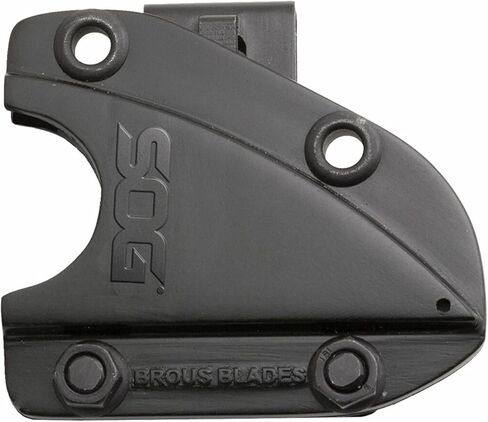 SOG Snarl Fixed Blade Knife 2.3" Satin Wharncliffe/Sheepsfoot Blade w/ Molded Nylon Sheath – JB01K-CP in Kuwait