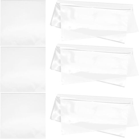 CALLARON 25pcs Self-Adhesive Vinyl Record Sleeves for Album Covers Sturdy Plastic Outer Sleeves Protecting Vinyl Records from Particles and Scratches in Kuwait