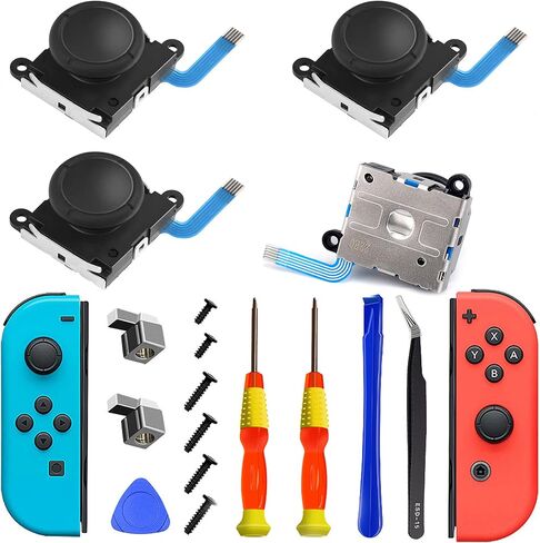 VGBUS Repair Joystick Replacement Tool Kit for Switch Lite and Nintendo Joycon Controllers (4PACK) in Kuwait