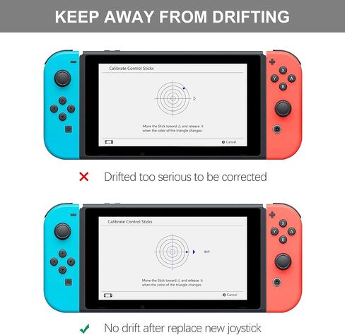 VGBUS Repair Joystick Replacement Tool Kit for Switch Lite and Nintendo Joycon Controllers (4PACK) in Kuwait