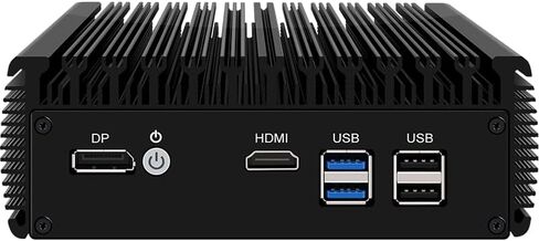 CWWK N5105 Soft Routing Six Network Port i226 Network Card DDR4 Dual Memory/M.2 NVMe Solid State /4 USB/RS232 Serial Port (Barebone) in Kuwait