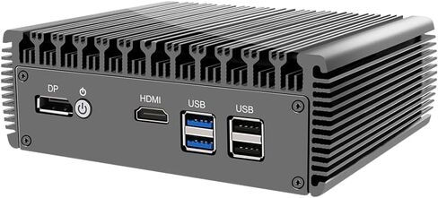 CWWK N5105 Soft Routing Six Network Port i226 Network Card DDR4 Dual Memory/M.2 NVMe Solid State /4 USB/RS232 Serial Port (Barebone) in Kuwait