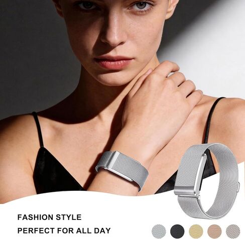 HANDODO Milanese Stainless Steel Band Compatible with WHOOP 5.0, One, Peak, Life Lightweight Magnetic Breathable Metal Replacement Strap & Fully Adjustable Wristband in Kuwait