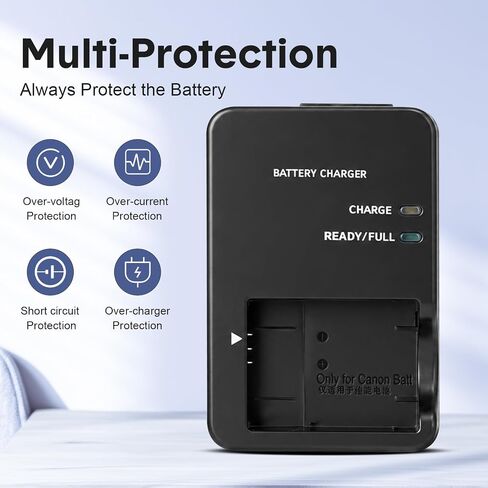 CB-2LH CB-2LHT NB-13L Battery Charger Compatible with Canon G1X MarkIII G5X G5X MarkII G7X G7X MarkII G9X G9X Mark II SX620 SX720 SX730 SX740 HS Camera Power Supply in Kuwait
