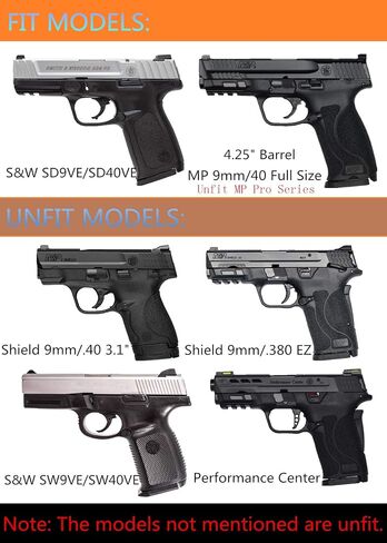 S&W SD9VE SD40VE Holster, OWB Holster for S&W MP M2.0 Full Size / SD9 VE / SD40 VE, Index Finger Released Right Hand in Kuwait