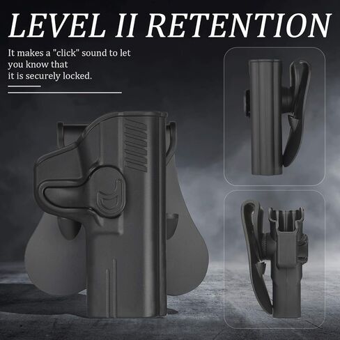 S&W SD9VE SD40VE Holster, OWB Holster for S&W MP M2.0 Full Size / SD9 VE / SD40 VE, Index Finger Released Right Hand in Kuwait