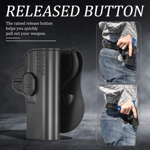 S&W SD9VE SD40VE Holster, OWB Holster for S&W MP M2.0 Full Size / SD9 VE / SD40 VE, Index Finger Released Right Hand in Kuwait