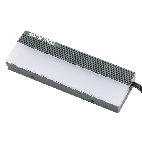 SSD Heat Sink Efficient Cooling Light Emitting Hard Drive Cooler for 2280 M.2 SSD with RGB Backlight, for Gaming Enthusiasts ABS, Aluminum Alloy in Kuwait