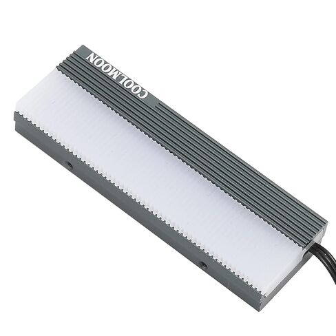 SSD Heat Sink Efficient Cooling Light Emitting Hard Drive Cooler for 2280 M.2 SSD with RGB Backlight, for Gaming Enthusiasts ABS, Aluminum Alloy in Kuwait