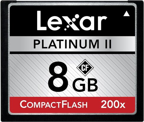 Lexar Platinum II 8GB 200x Compact Flash Memory Card LCF8GBBSBNA200 in Kuwait