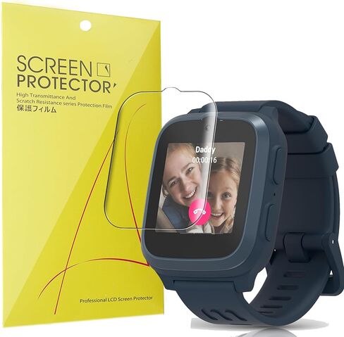 Lamshaw Compatible with myFirst Fone S3+ Screen Protector, [6 Pack] Full Coverage TPU Clear Film Compatible with MyFirst Fone S3, S3 Plus Smartwatch (6 Pack) in Kuwait