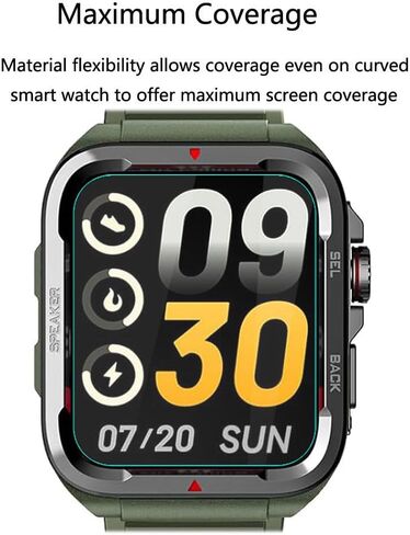 for Pautios Smart Watch Screen Protector, HD Clear, Anti-Scratch in Kuwait