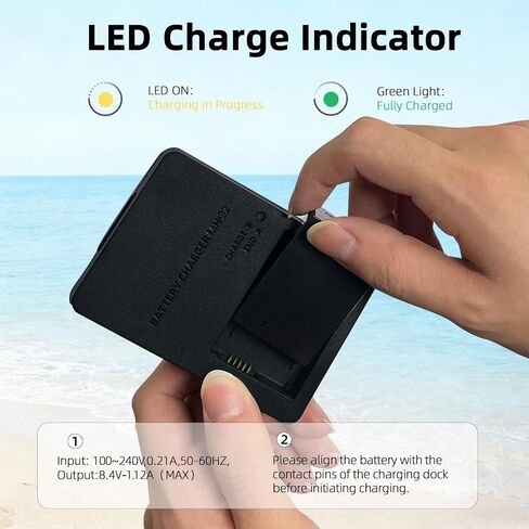 MH-32 MH32 Battery Charger for EN-EL25 EN-EL25a ENEL25 Battery Compatible with Nikon Z50 Z 50 Z30 Z 30 Zfc Z fc Z50II Digital SLR Cameras in Kuwait
