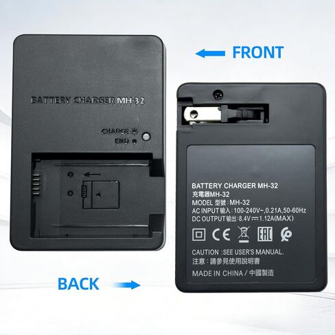 MH-32 MH32 Battery Charger for EN-EL25 EN-EL25a ENEL25 Battery Compatible with Nikon Z50 Z 50 Z30 Z 30 Zfc Z fc Z50II Digital SLR Cameras in Kuwait