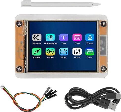 AITRIP 2 Pack ESP32 Development Board ESP32-2432S028R WiFi Bluetooth 2.8 Inch 240X320 Smart Display TFT Module Touch Screen for Arduino in Kuwait