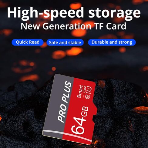 1GB Memory Card with Adapter, UHS‑I Class 10 A1 High Speed TF Card for Phones, Tablets, Cameras, Security Cameras, Car Audio, Game Console (TF175 1GB) in Kuwait