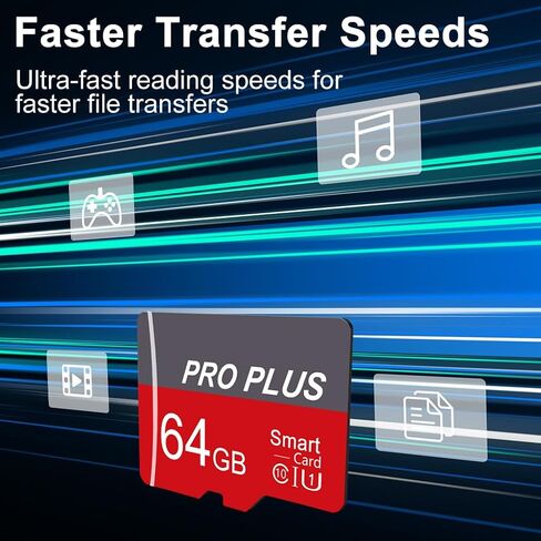 1GB Memory Card with Adapter, UHS‑I Class 10 A1 High Speed TF Card for Phones, Tablets, Cameras, Security Cameras, Car Audio, Game Console (TF175 1GB) in Kuwait