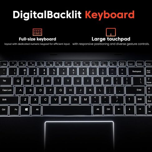 KAIGERR Gaming Laptop, 24GB DDR5 512GB NVMe SSD Laptop Computer with AMD Ryzen 7 H255(8C/16T, Up to 4.9GHz), 16.0 inch Windows 11 Laptop, Radeon RX Vega 8 Graphics,WiFi 6, Backlit KB in Kuwait