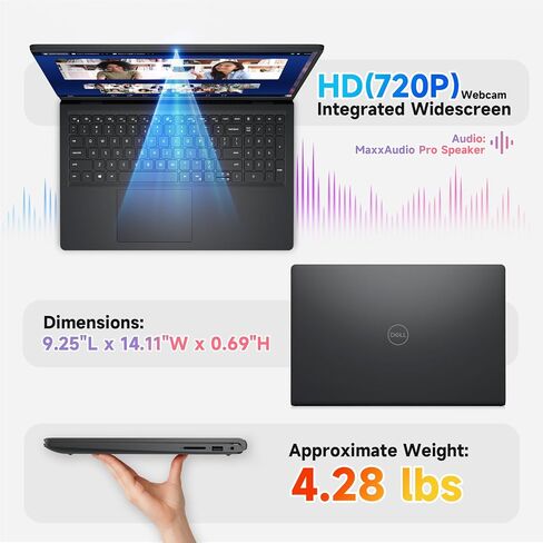 Dell 15 Lapop Touchscreen LDC15250 Intel Core i7 1355U 16GB DDR5 RAM 512GB in Kuwait