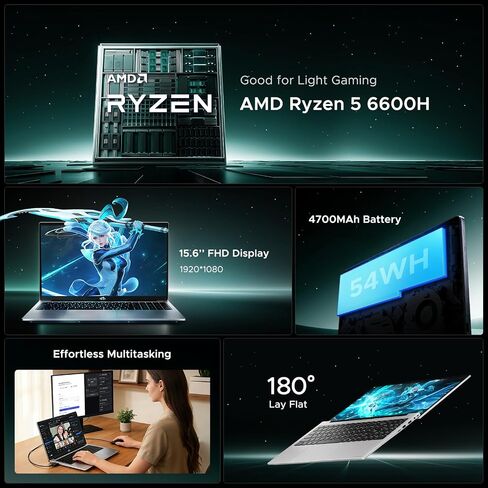 NIMO 15.6" Laptop, AMD Ryzen 5 6600H, 32GB RAM 1TB SSD in Kuwait