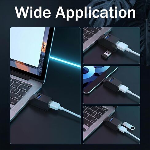 2 PCS USB Hub, 3 Ports USB Adapter High Speed Car USBs 3.0 Splitter Portable USBs Splitter 1 in 3 Out Male to Female Expansion Adapter Plug and Play for Notebook Pc, Flash Drives, Mobile Hdd, Radiator in Kuwait