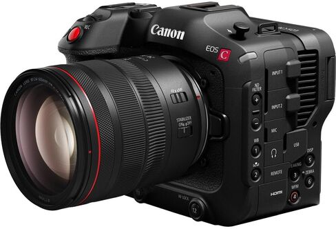 Canon EOS C70 Cinema Camera Kit | 4K Super 35mm Sensor with RF 24-105mm f/4 Lens | Dual Gain Output Compact Professional Production (4507C015) + 64GB Card in Kuwait