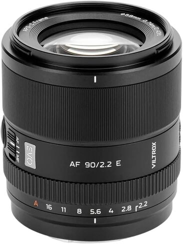 Viltrox AF 90mm F2.2 EVO APS-C Z Lens, AF 90mm f/2.2 Telephoto Prime Lens for Nikon Z-Mount Z30 Z50 Z50II ZFC Z5 Z5II Z6 Z6II Z6III Z7 Z7II Z8 Z9 ZF ZR in Kuwait