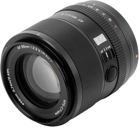 Viltrox AF 90mm F2.2 EVO APS-C Z Lens, AF 90mm f/2.2 Telephoto Prime Lens for Nikon Z-Mount Z30 Z50 Z50II ZFC Z5 Z5II Z6 Z6II Z6III Z7 Z7II Z8 Z9 ZF ZR in Kuwait