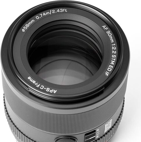 Viltrox AF 90mm F2.2 EVO APS-C Z Lens, AF 90mm f/2.2 Telephoto Prime Lens for Nikon Z-Mount Z30 Z50 Z50II ZFC Z5 Z5II Z6 Z6II Z6III Z7 Z7II Z8 Z9 ZF ZR in Kuwait