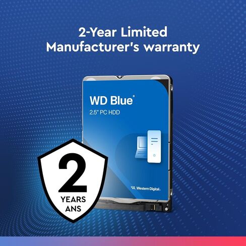 WD Blue 1TB Mobile Hard Disk Drive - 5400 RPM SATA 6 Gb/s 128MB Cache 2.5 Inch - WD10SPZX (Renewed) in Kuwait