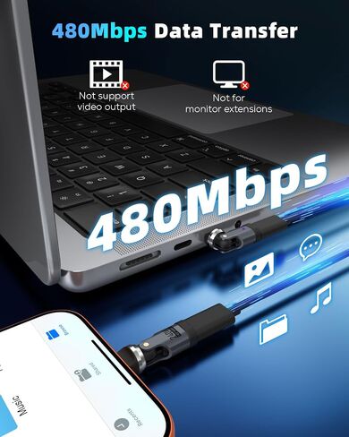 USB C 90 Degree Adapter 240W, Right Angle 360° & 180° Ratatable, 3 PCS,Gray in Kuwait