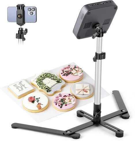 Overhead Tripod for Mini Projector, 360° Adjustable Overhead Phone Mount in Kuwait